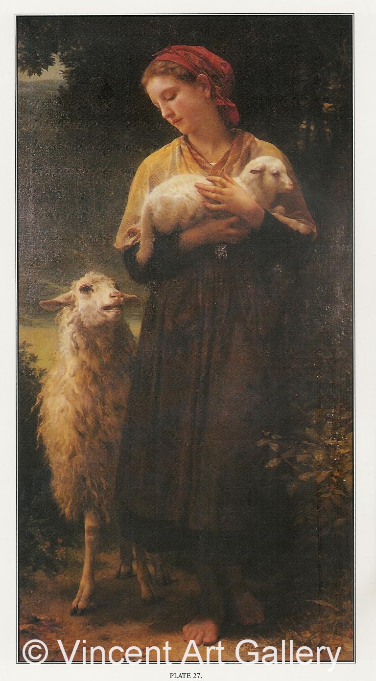 A1526, BOUGUEREAU, The Shepherdess